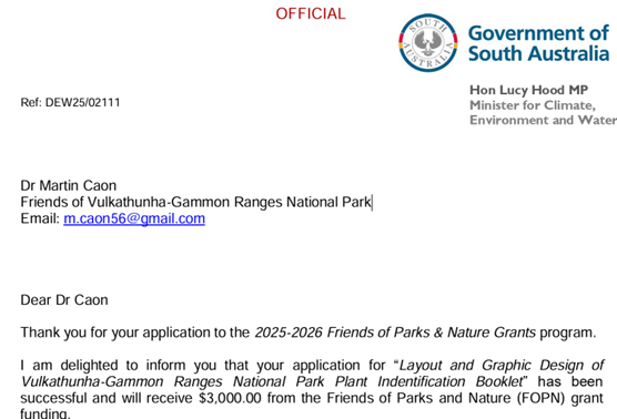 Successful Grant Applications 2025